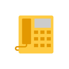 Poster - Phone office element icon. Simple color vector elements of cabinet accessories icons for ui and ux, website or mobile application