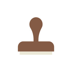 Poster - Stamp tool icon. Simple color vector elements of cabinet accessories icons for ui and ux, website or mobile application