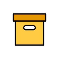 Poster - Box office elements icon. Simple color with outline vector elements of cabinet accessories icons for ui and ux, website or mobile application