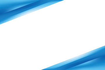 Fototapete - Abstract Smooth Blue Corner Background Design Template Vector, Blurry Blue White Mesh Gradient Background with Copy Space for Text