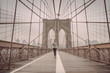 © ikostudio - Running on Brooklyn bridge