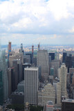 Fototapeta Krajobraz - Aerial view of New York City.
