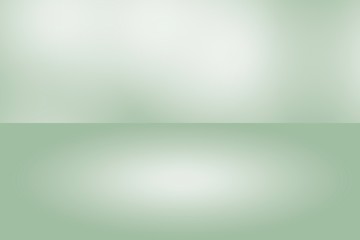 Poster - Abstract green gradient luxury soft background white light, layout design, web template, radial effect blurred, used for background wallpaper studio empty room and display you.