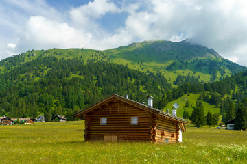 Landscape along the road to Rolle pass