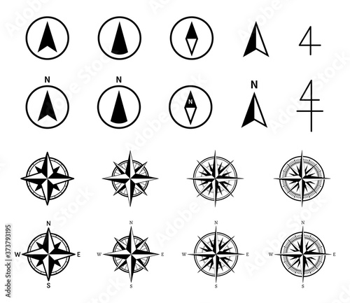 方位のマークのシルエット アイコンのイラストセット 黒 Stock Vector Adobe Stock 方位のマークのシルエット アイコンのイラストセット 黒 Stock Vector Adobe Stock