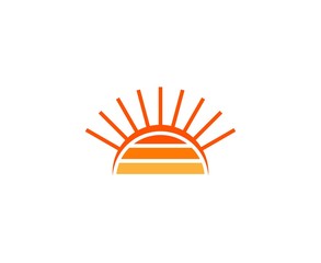 Sticker - Sunset logo 