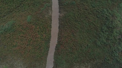 Wall Mural - Faro de Bares, beautiful landscape in lighthouse area. Galicia,Spain. Aerial Drone Footage