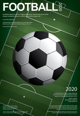 Soccer Football Poster Vestor Illustration