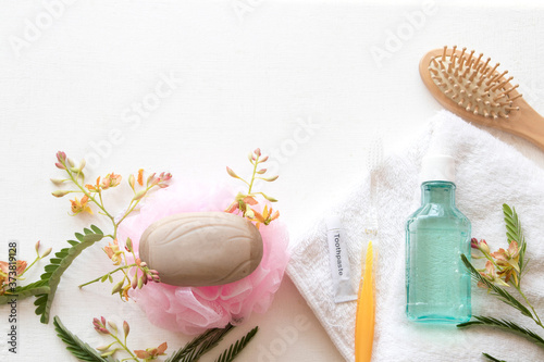 Fotomural toothbrush ,toothpaste and mouthwash health care for oral cavity with tamarind h