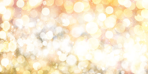 Fototapete - Christmas and New Year bokeh