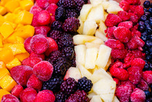Frutas Congeladas Y Frescas Picadas
