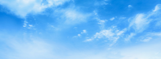 Wall Mural - blue sky with beautiful natural white clouds