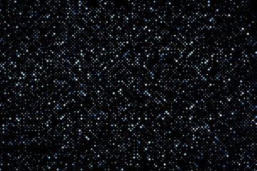 Poster - Abstract illustration with small squares and pixels.