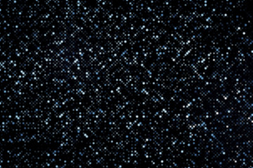 Poster - Abstract illustration with small squares and pixels.