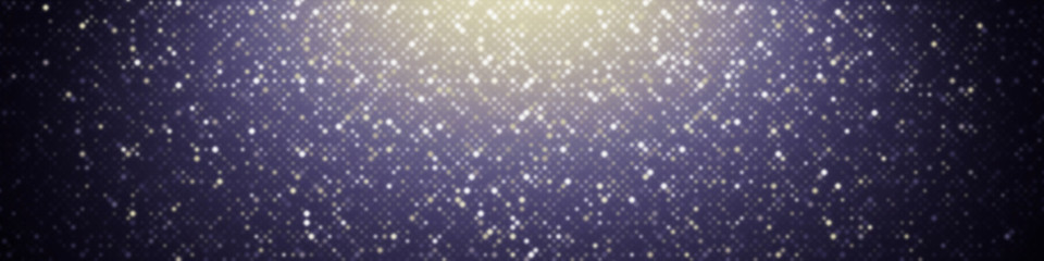 Poster - Abstract illustration with small squares and pixels.
