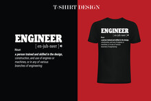  ENGINEER Definition T-shirt