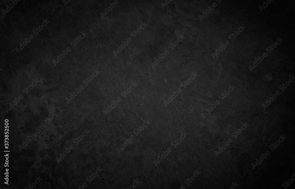 Close up retro plain dark black cement & concrete wall background texture for show or advertise or promote product and content on display and web design element concept decor. - obrazy, fototapety, plakaty 