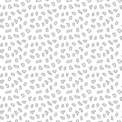 Poster - Scribble and blots. Abstract seamless background. Vector illustration.