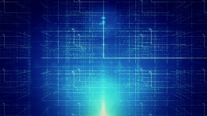 3d lines rotation background 4K LOOP
