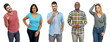 © Daniel Ernst - Group of smiling and laughing african and latin american adult people