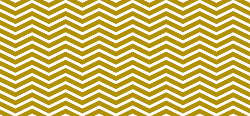 Wall Mural - Gold, golden. Seamless Chevron zigzag Pattern Vector chevrons wave line. Wavy stripes background. Retro pop art 80's 70's years. Funny zig zag sign. Texture of fabric or paper scrapbook. Line pattern