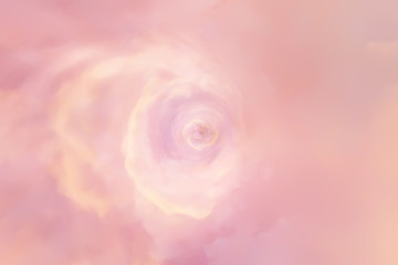 Wall Mural - swirling sky background with clouds / beautiful watercolor clouds background, spring sunset, beautif