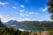 Schliersee Panorama,Wolken Berge, clouds,moutains