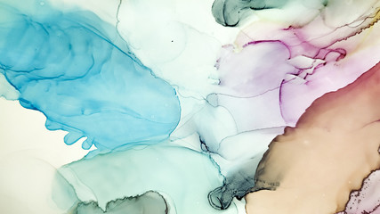  Creative Picture. Alcohol Ink Artwork. Closeup Shape. Vibrant Creative Picture. Splashing Effect. luxury Splash. Pastel Multilayer Banner.