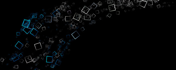 Poster - Abstract square panorama background design illustration