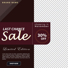 Wall Mural - Beautiful Social Media Banners for Digital Marketing. Promotion Brand Fashion, Stories, vector illustration.