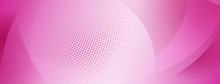 Abstract Halftone Background Of Small Dots And Wavy Lines In Pink Colors