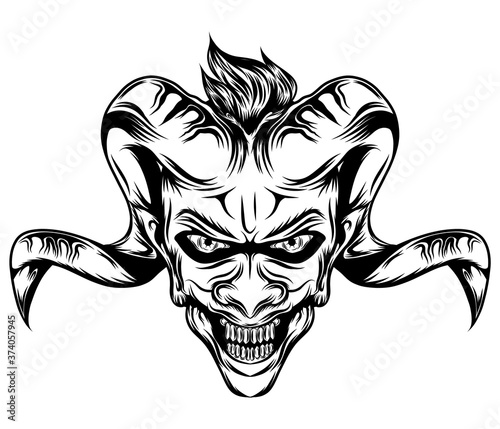 Fotografía The demons with the goat horns
