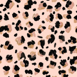 Fototapeta Młodzieżowe - watercolor all over leopard pattern illustration