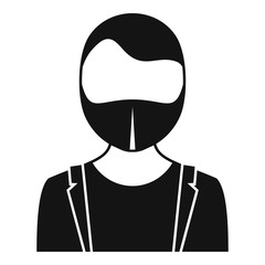 Poster - dentist avatar icon. simple illustration of dentist avatar vector icon for web design isolated on wh