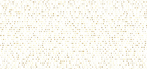 Wall Mural - abstract small gold dots seamless pattern on white background.