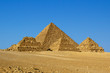 Great Pyramids of Giza, Egypt. Mekeren pyramid