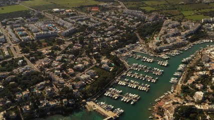 Sticker - drone flight over the Bay and Marina of Cala D'or