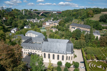 Canvas Print - Beautiful shot from Casemates du Bock, Luxembourg