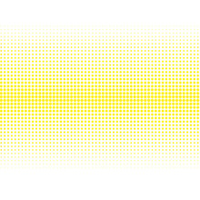 Yellow Dots On White Background