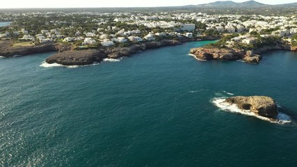 Canvas Print - aerial view of island Mallorca 