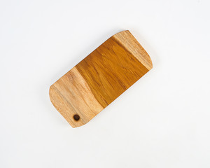 a cutting board made of used wood, commonly used for chopping bones, cutting meat.