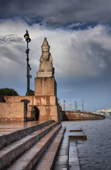 Wall Mural - Sphinx on the University embankment in Saint Petersburg