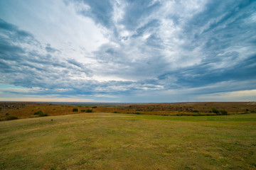 Canvas Print - Wide Texan rural landscape