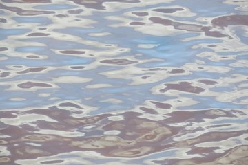 Abstract light blue water surface