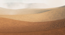 Sahara Desert With Sandstorm