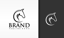Horse Simple Elegant Logo