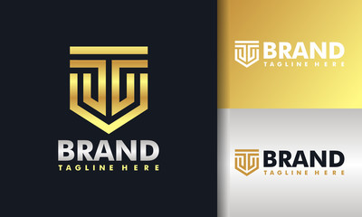 Poster - shield luxury logo