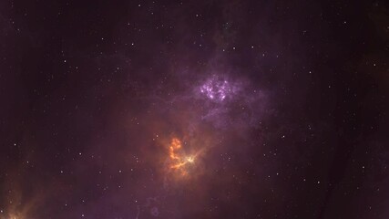 Wall Mural - space background with stars