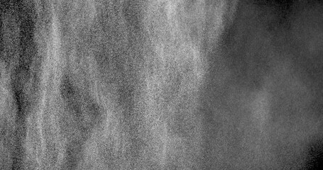 Wall Mural - many snow particles falling down on a dark winter night