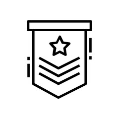 Poster - 
Design of army , vector icon in editable style 
